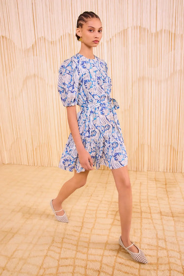 Rosalie Short Sleeve Mini Dress-Dresses-Ulla Johnson-Debs Boutique
